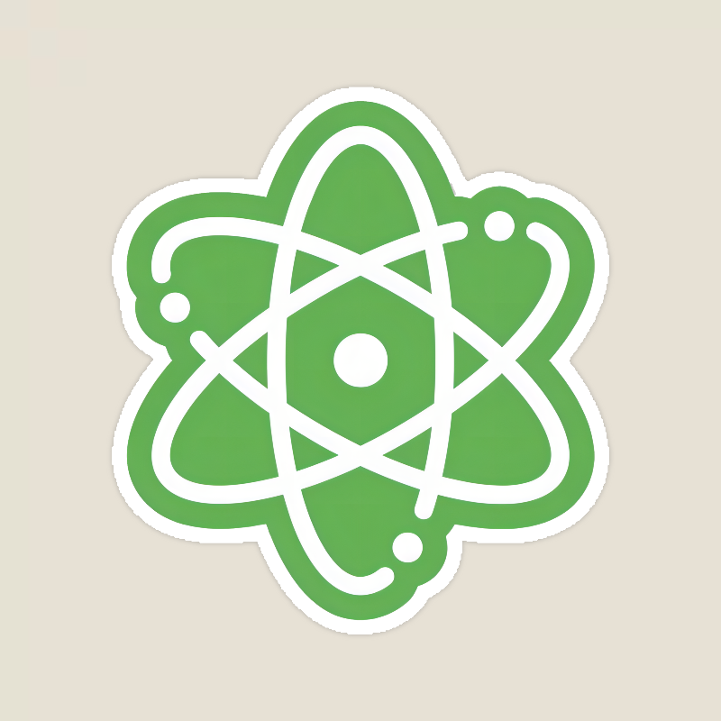 Atomic Structure Science Sticker