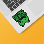 Certified Personal Space Invader Sticker