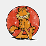 Classic Garfield Retro Attitude Sticker