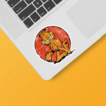 Classic Garfield Retro Attitude Sticker