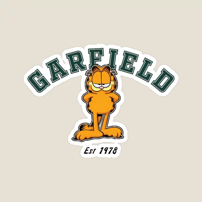 Classic Garfield Sticker