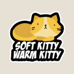 Cozy Comfort with Soft Kitty Big Bang Theory  Sticker