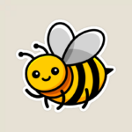 Cute Bumble Bee Nature Lover Insect Sticker