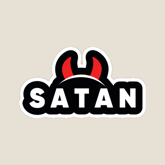 Devilish Vibes Satan Sticker