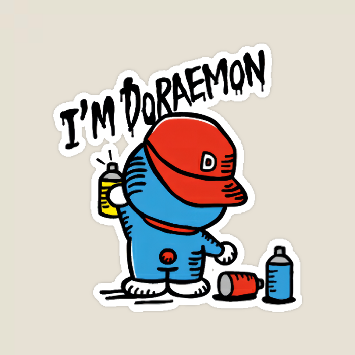 Doraemon Graffiti Sticker