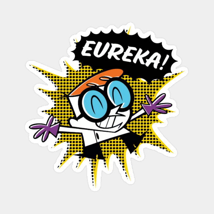 Eureka Moment Dexter’s Laboratory Sticker