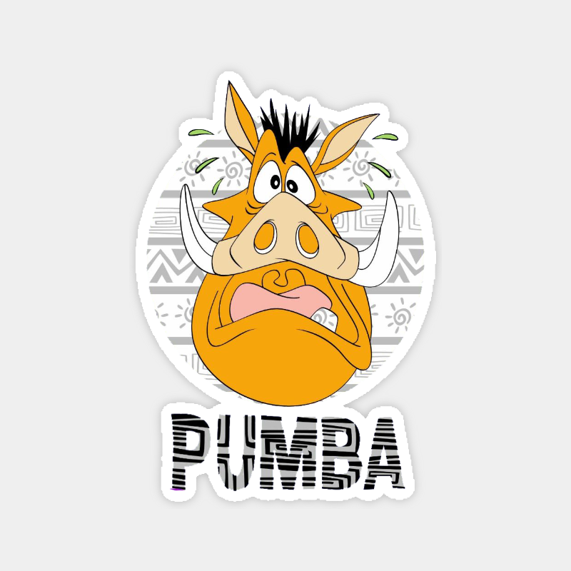 Flustered Pumbaa Hakuna Matata Sticker