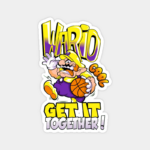 Get It Together Mario Classic Gaming Sticker