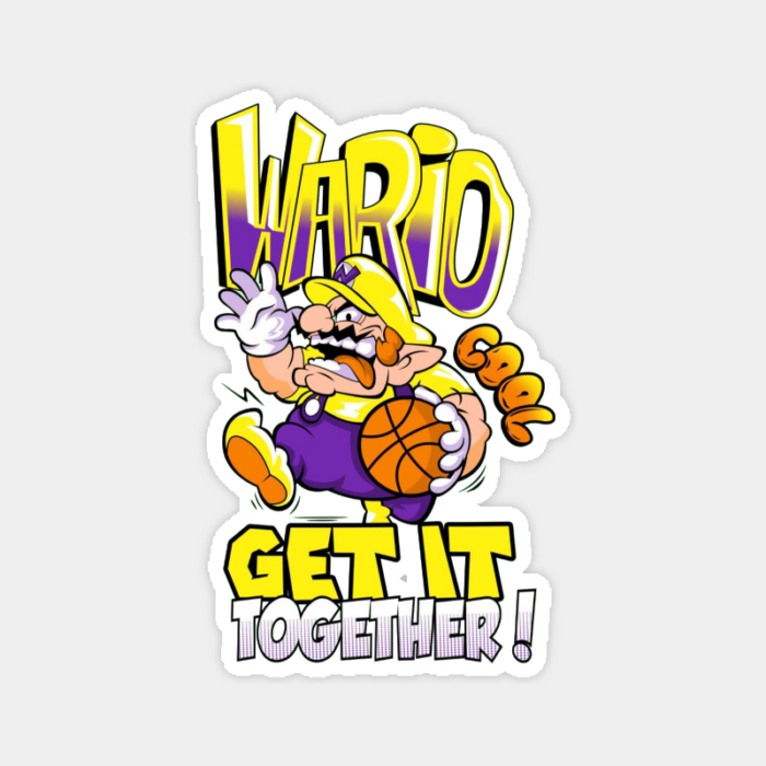 Get It Together Mario Classic Gaming Sticker