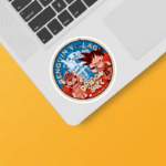 Goku & Arale Dragon Ball Meets Penguin Village Sticker