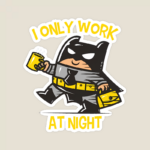 Gotham’s Midnight Guardian Batman Sticker