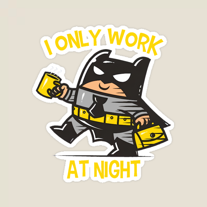 Gotham’s Midnight Guardian Batman Sticker