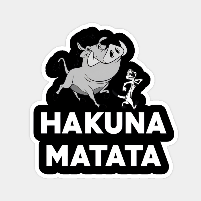 Hakuna Matata Sticker