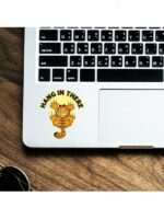 Hang In There – Garfield Official Sticker
