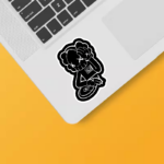 Hello Kaws DJ Street Art Music Mashup Sticker