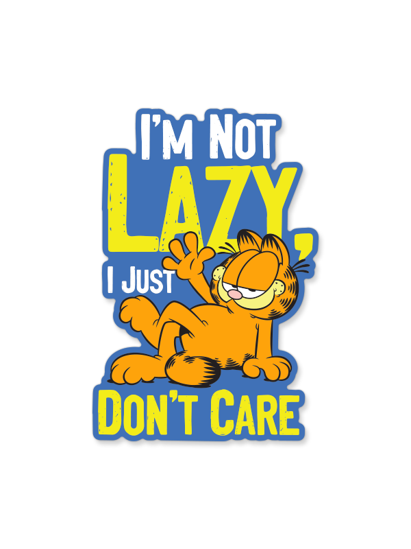 I’m Not Lazy – Garfield Official Sticker