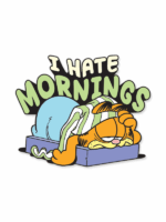 I Hate Mornings – Garfield Official Sticker