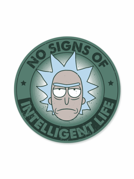 Intelligent Life – Rick And Morty Official Sticker