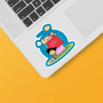 Kame House Dragon Ball Retro Island Sticker