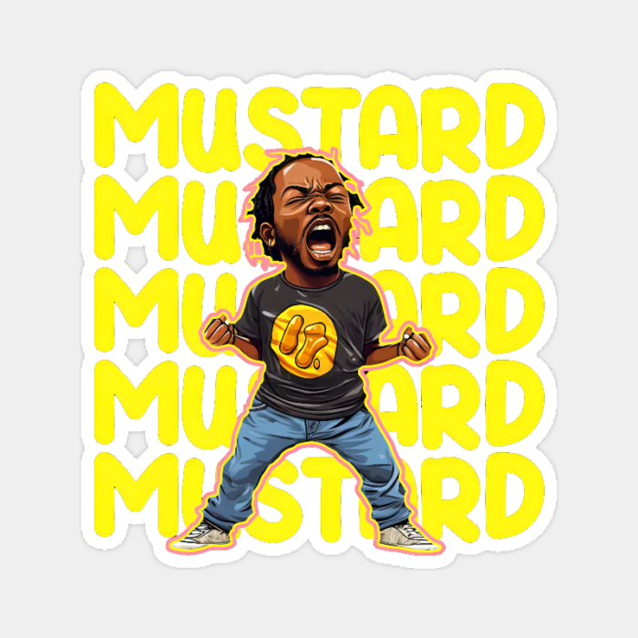 Kendrick Lamar Mustard Vibes Sticker