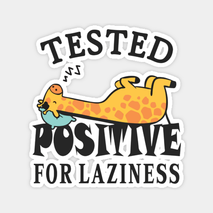 Lazy Giraffe Mood Sticker
