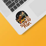 Lazy Sunday Mode Garfield’s Ultimate Plan Sticker