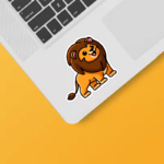 Majestic Jungle King Roar Sticker