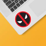 Merc with a Stare Deadpool Sticker