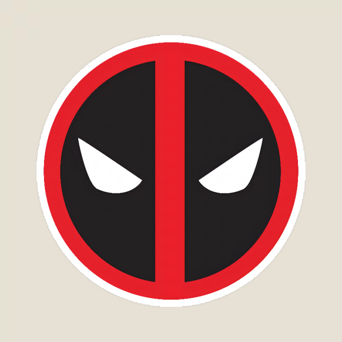 Merc with a Stare Deadpool Sticker