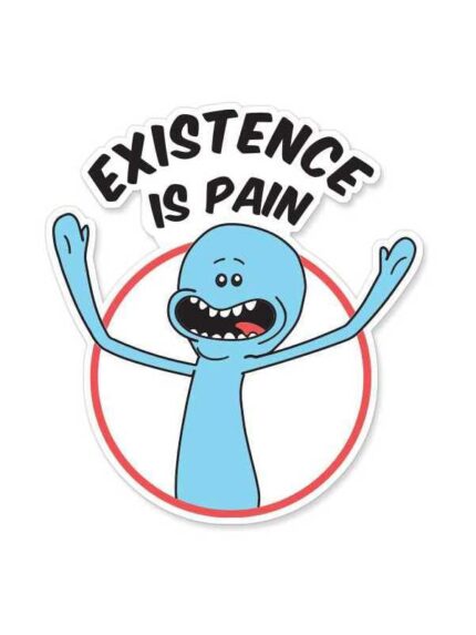 Mr Meeseeks: Existence Is Pain – Rick And Morty Official Sticker