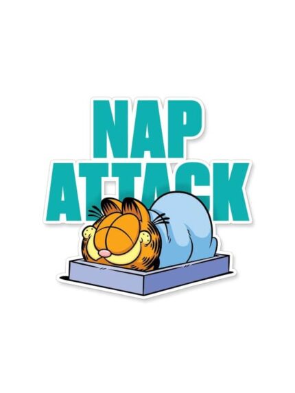 Nap Attack – Garfield Official Sticker