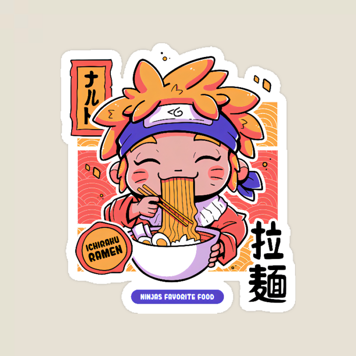 Ninja Fuel Ichiraku Ramen Sticker