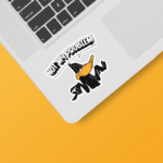 Not My Problem Daffy Duck Attitude Sticker