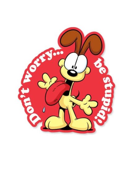 Odie: Be Stupid – Garfield Official Sticker