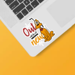 Out With the Old In With the New Pluto Vibes Sticker