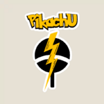 Pikachu Power Surge – Electric Pokémon Energy Sticker
