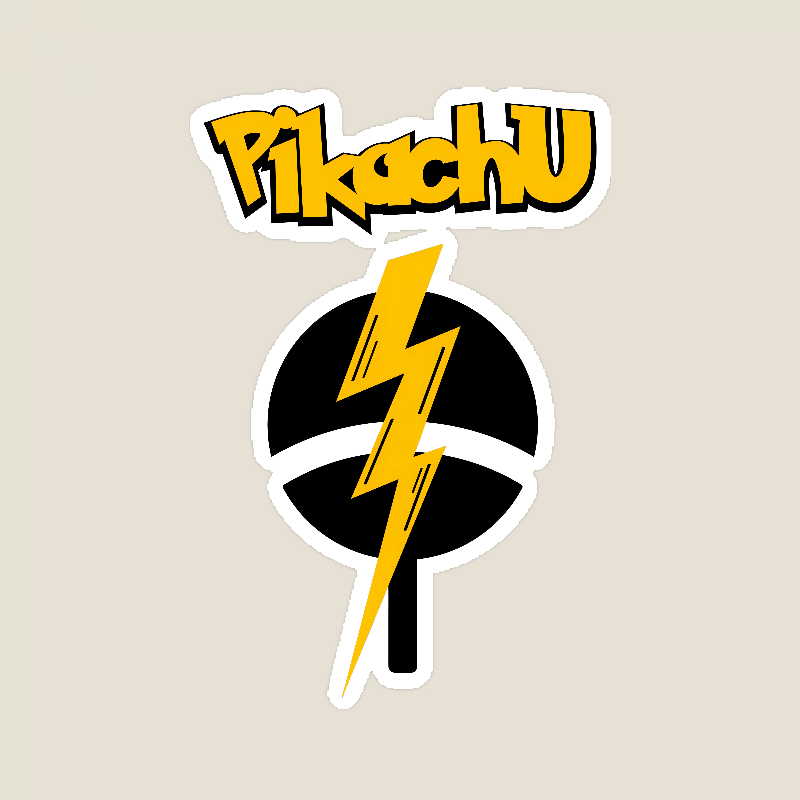 Pikachu Power Surge – Electric Pokémon Energy Sticker