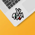 Positive Vibes Only Bold Motivational Typography Sticker