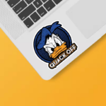 Quack Off Donald Duck Bold Mood Sticker Sticker
