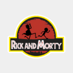 Rick and Morty Dino Dimension Adventure Sticker