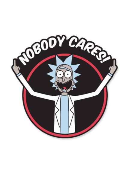 Rick: Nobody Cares – Rick And Morty Official Sticker