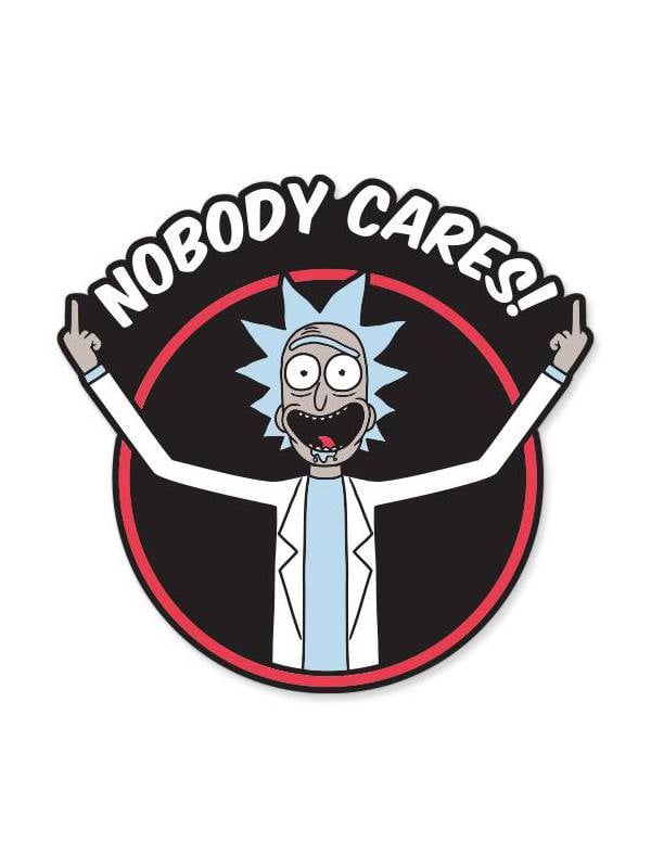 Rick: Nobody Cares – Rick And Morty Official Sticker
