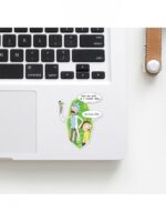 Looks Like We Are On A Sticker – Rick And Morty Official Sticker