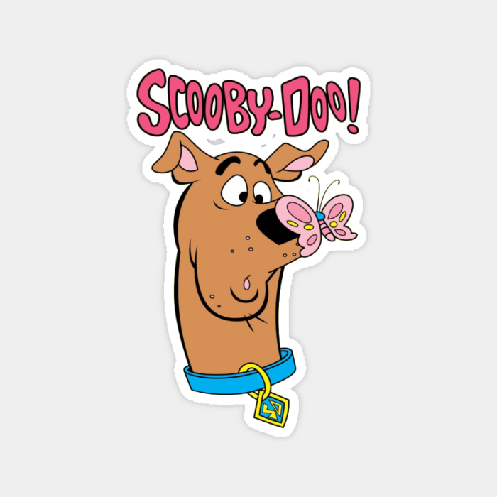Scooby-Doo & The Butterfly Sticker