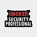 Security Pro Not Your Average Hacker Sticker