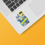 Shadow of Justice Retro Batman Sticker