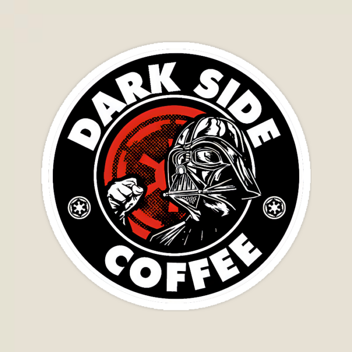 Star Wars Dark Roast Darth Vader Coffee Sticker