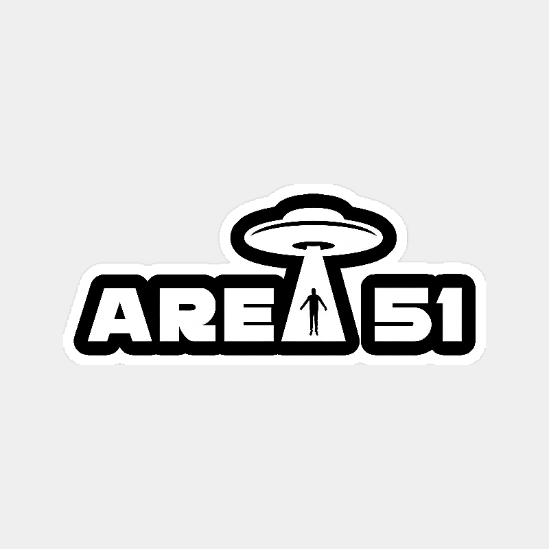 Straight Outta Area 51 Sticker