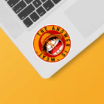 Straw Hat Luffy Meat Sniffer One Piece Sticker