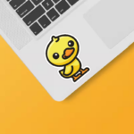 Sunny Waddle Baby Duckling Sticker